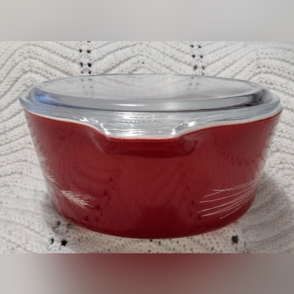 PYREX Vintage Harvest Wheat Nesting Bowl With Lid 475-B 2.5L Vintage - Picture 4 of 10